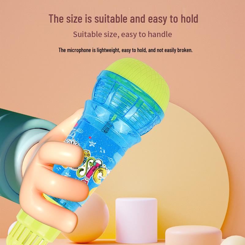 Large 24CM Echo Microphone Toy for Kids - TikTok Style Music & Singing Fun