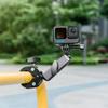 Motorcycle Bike Handlebar Clamp Holder Clip For GoPro Insta360 DJI Action Camera