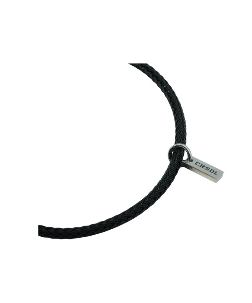 Cream Soda Lab Catena Slim Bracelet Black
