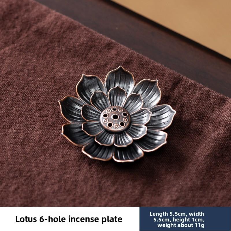 Lotus Incense Holder Multifunctional Incense Holder Incense Gourd Incense Holder Incense Holder Alloy Incense Holder 7