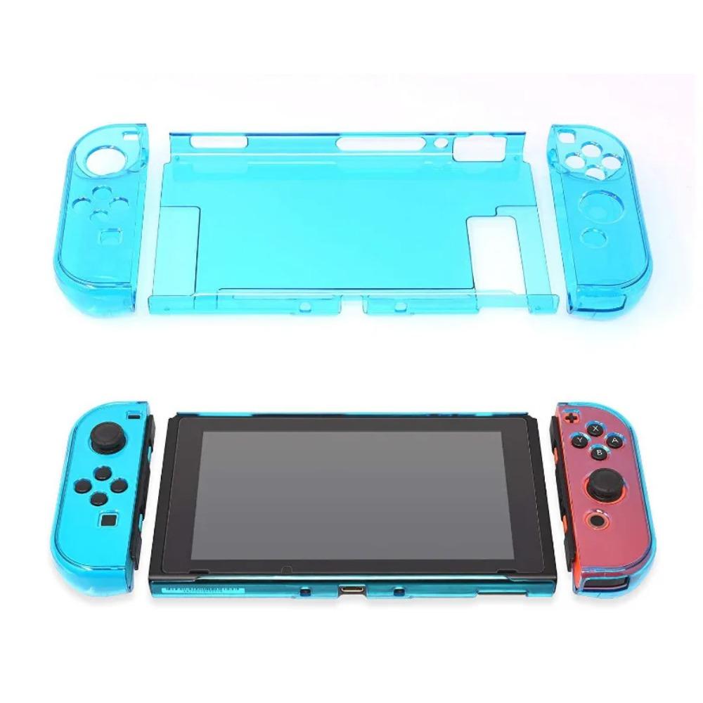 Transparent Crystal Clear Hard Case Shell Cover Protective for Nintendo Switch NS Console Joy-Con Handle Grip Game Console