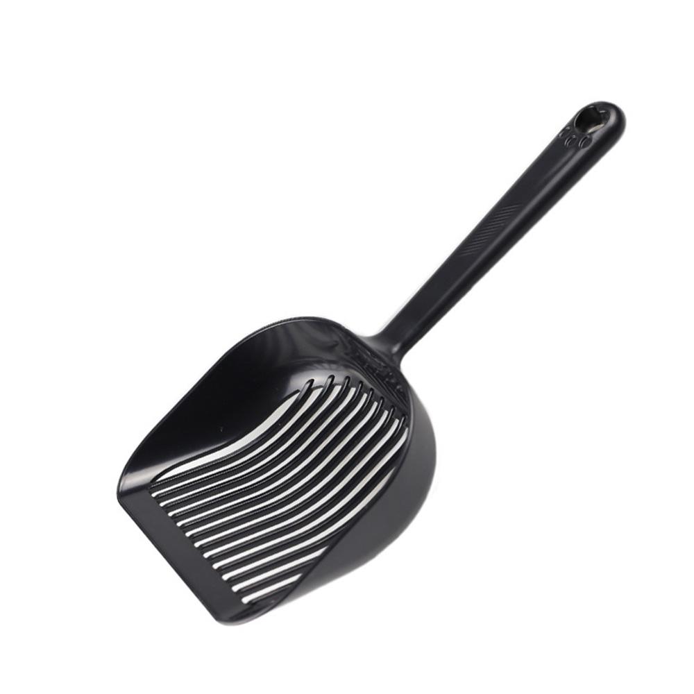 

Plastic Cat Litter Scoop - Thickened & Extended Design, Durable Pet Litter Shovel for Easy Sifting, Suitable for All Cat чёрный