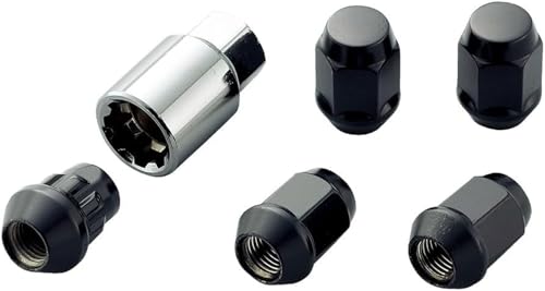 MUGEN Wheel Nut & Lock for 5H (Black) 08181-MZ3-K0S0-BL