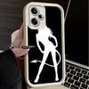 Devil Girl Silhouette Cool Soft Phone Case for Xiaomi Poco X7 X6 X5 Pro X4 Gt X3 F7 Ultra M8 M7 Redmi 15C 15 14C 13 13C 12 12C 1