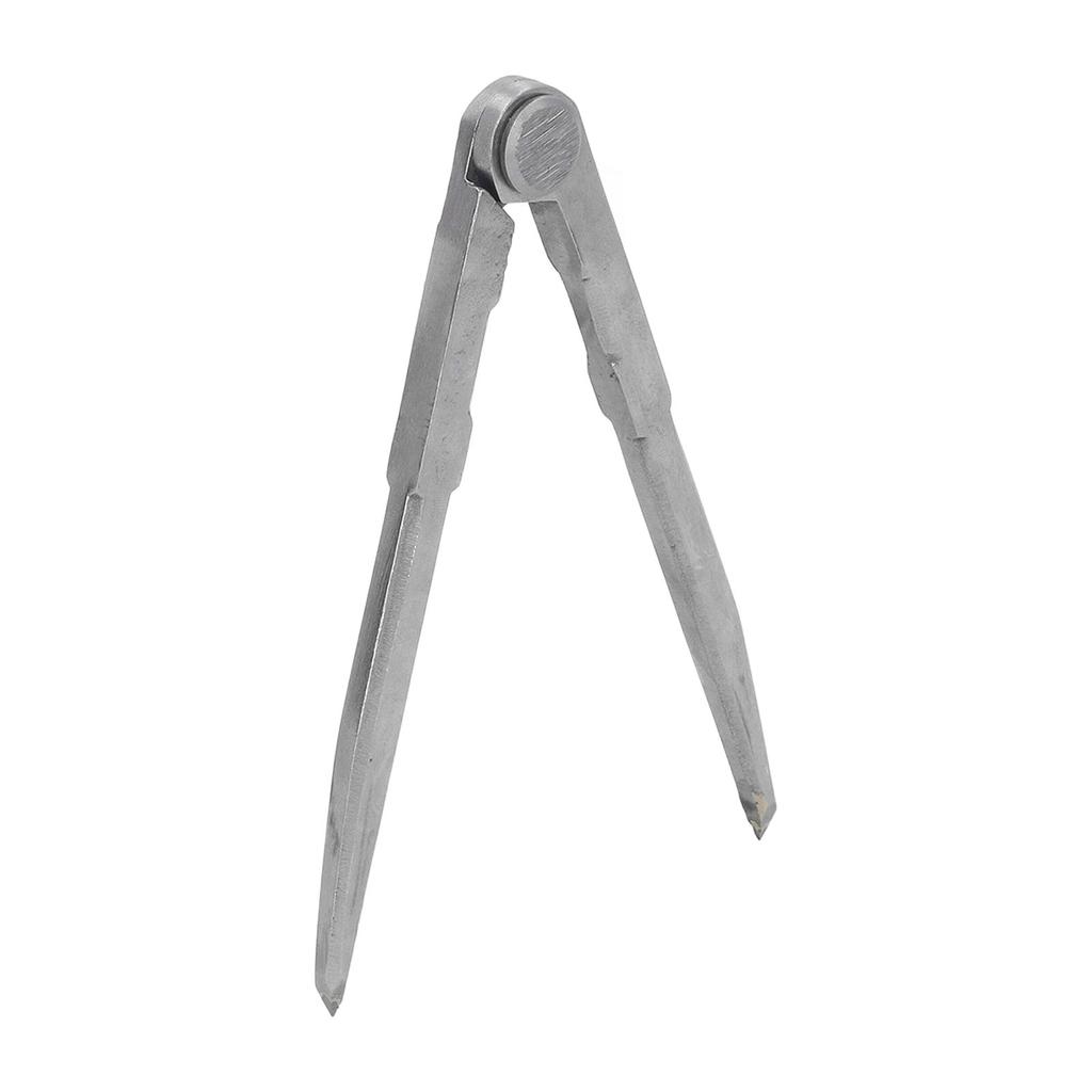 Straight Pattern Divider Carbon Steel High Hardness Wear Resistant Adjustable 150mm Compass Drawing