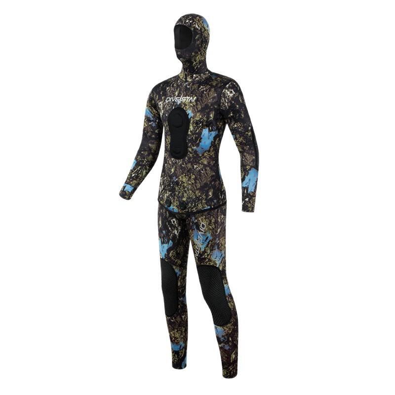 3mm 5mm 7mm Neoprene Wetsuit Set Freediving Spearfishing Snorkeling Surfing Jellyfish Protection