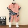 Hanfu Boys' Formal Suit, Boys' Baby Chinese Style Summer Suit, Boys' Ancient Costume, Children's Tang Dress, Cotton and Linen Set