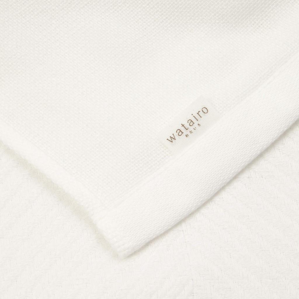 Nishikawa Imabari Face Quick For Everyday Use and Going Made In White TT21121623W [Nishikawa] Towel, Towel, 100% Cotton, Smooth, Soft, Supple, Gauze,