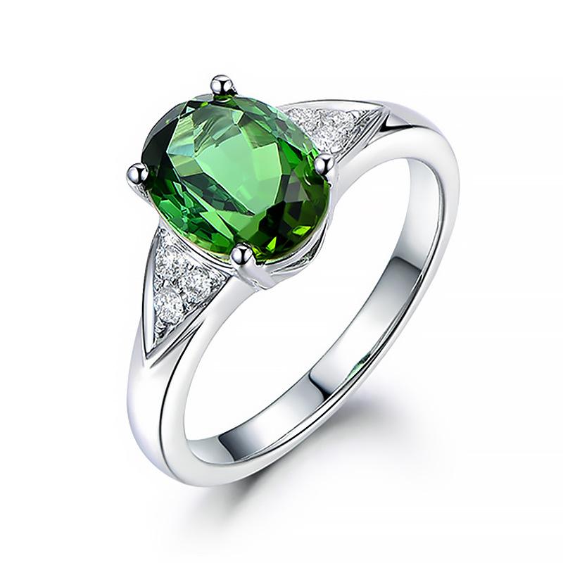 Inel pentru femei placat cu aur roz, cu granat natural imitație, inel viu cu comoară colorată de lux ușor