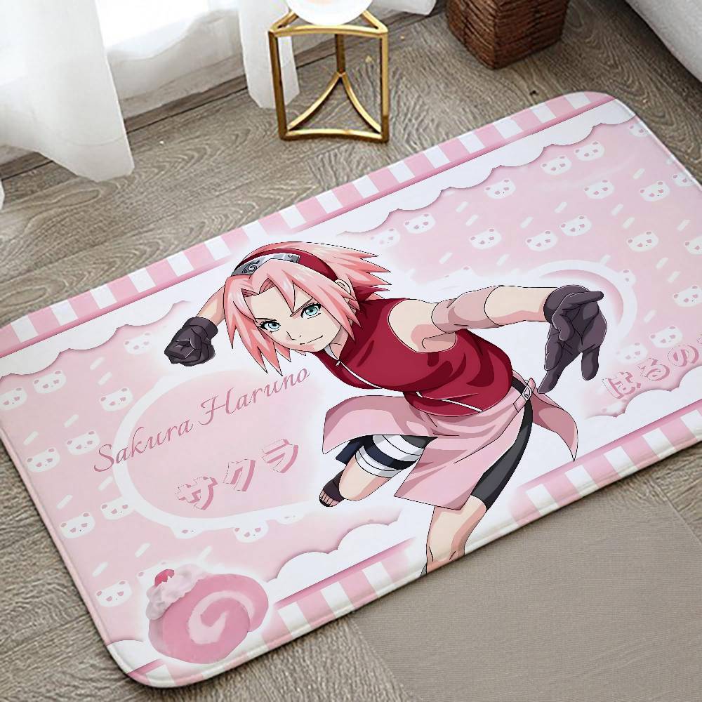 N-NARUTO Cool Floor Mat Bathroom Absorbent Mat Simple Door Dirt-resistant Mat Home Kitchen Mat Foot Mat Entry Mat