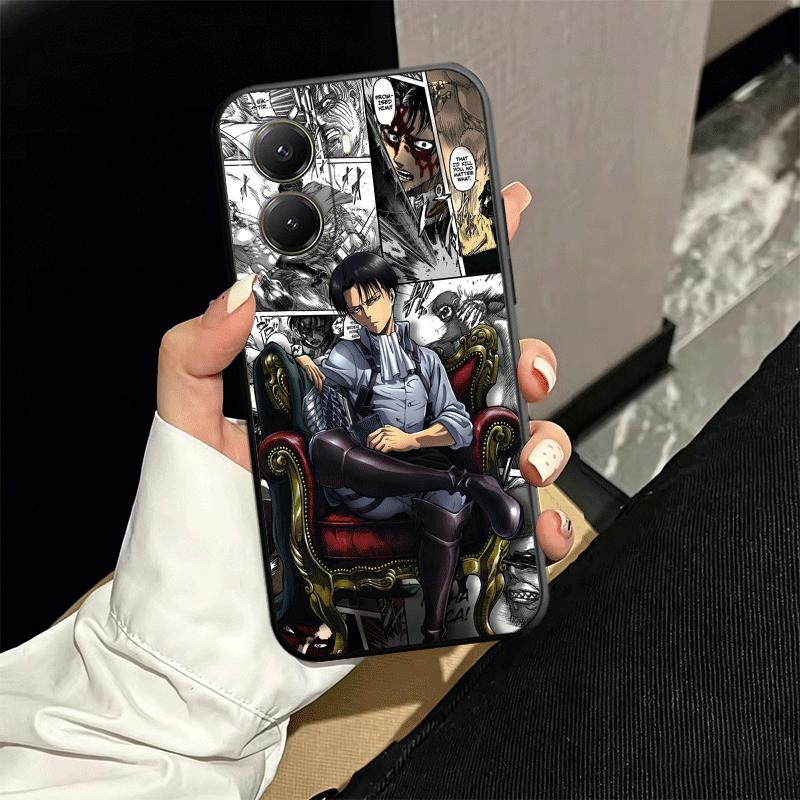 A-Attack On T-Titan Anime Soft Phone Case for Xiaomi Poco X5 X6 X7 X8 Pro Max X3 F7 F8 Ultra M8 M7 M6 M5 Redmi 15 15C 14C 13C 12