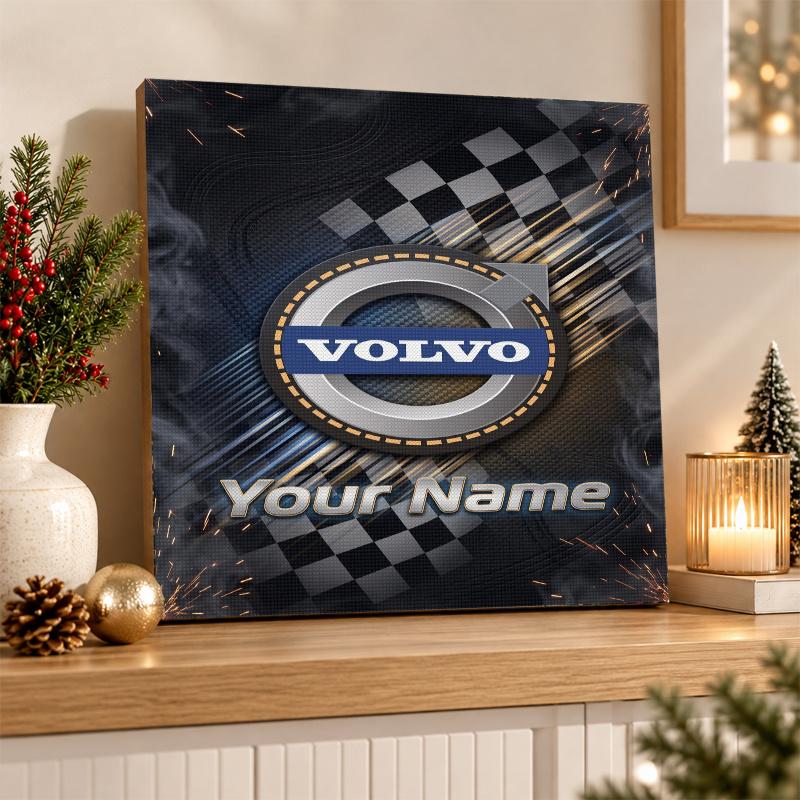 Volvo Trucks Custom Name Text 5D Diamond Painting Kit DIY Full Drill Diamond Art Decoration