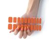 20Pcs/pack Nail Wraps Women Nail Polish Strips Solid Color Fingernail Stickers