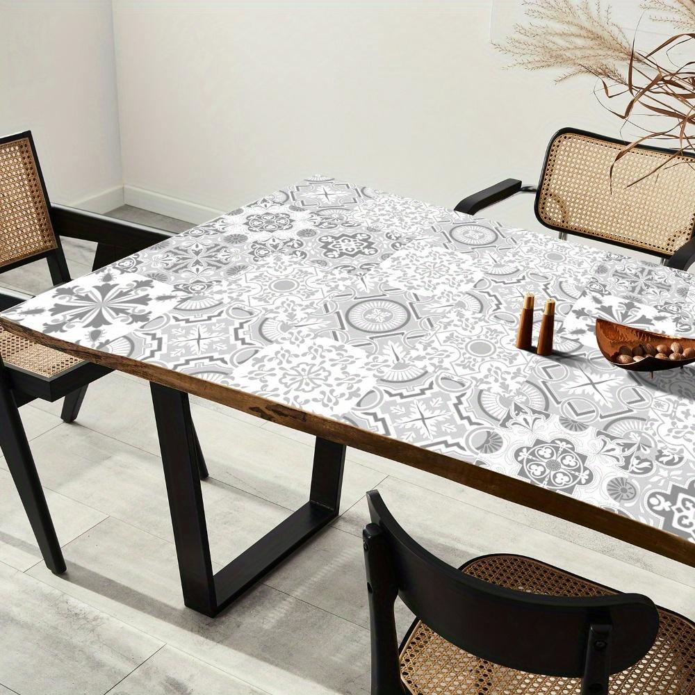 10pcs Mexican Tile Stickers Self-Adhesive Light Color Waterproof Wall Stickers Floor Sticker for Bedroom Kitchen Bathroom Stairs Garden Floor
