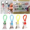 5Pcs Tea Towel Hanging Pliers Clip On Hooks Loop Towel Hooks Multifunction Cloth Peg Pliers Shirt Folder