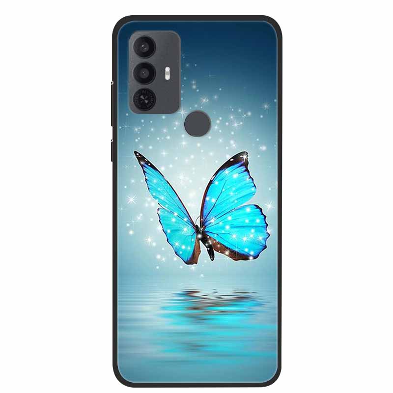 For TCL 30 SE Case Luxury Soft Silicone Protective Animals Phone Cover for TCL 305 306 Case 30SE TPU Funda for TCL30SE Cartoon