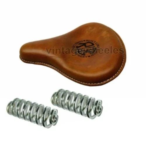 Fit For Royal Enfield Standard & Machismo Front Solo Leather Seat Brown Tan