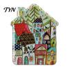 Fairy Tale Town Decor Vintage House Refrigerator Magnet, Colorful Magnets Fridge Magnetic Kitchen Decoration Accessories Whiteboard
