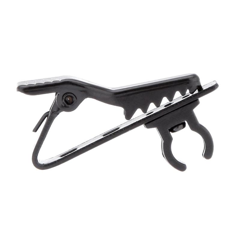 3/5/10Pcs Lavalier Microphone Clip Mic Lapel Collar Clamp Mount Microphone Accessories Kit for Video Conferences