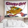 Scooby-Doo Print Tapestry, Backdrop, Easy Setup, Ideal for Bedroom, Office & Living Room, with Aesthetic Wall Hanging Decor.