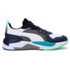 Puma X-Ray Fabric Mesh Synthetic Leather Two-Layer Cowhide Comfortable Versatile Low-Top Lifestyle Casual Shoes Unisex Sneakers Blue Green 372602-30