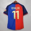 Vintage Trikot Fußballtrikot Trainings trikot Klassischer Sternendruck Verein AC Barcelona C Romesi Trikot
