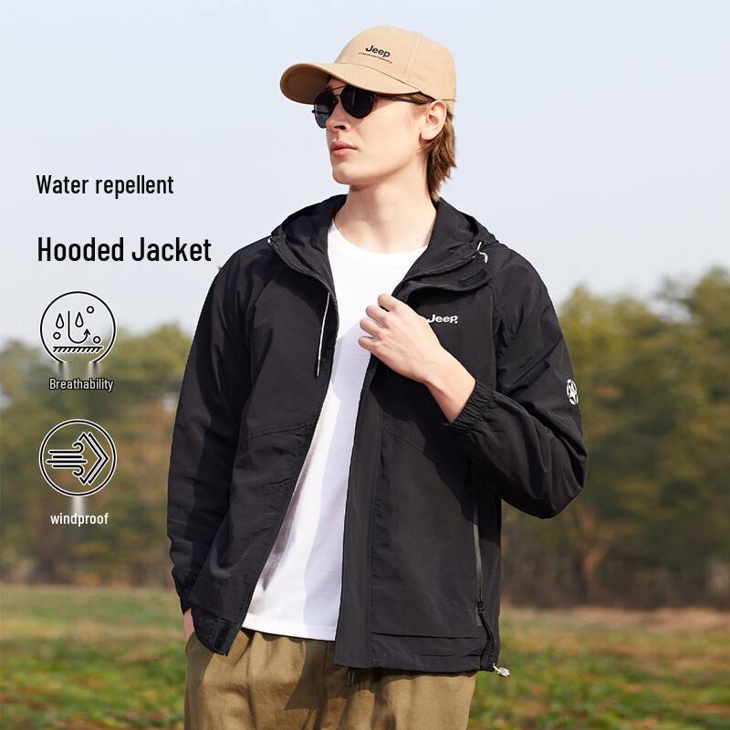 JEEP Unisex Windproof Water-Repellent Outdoor Jacket 2XL