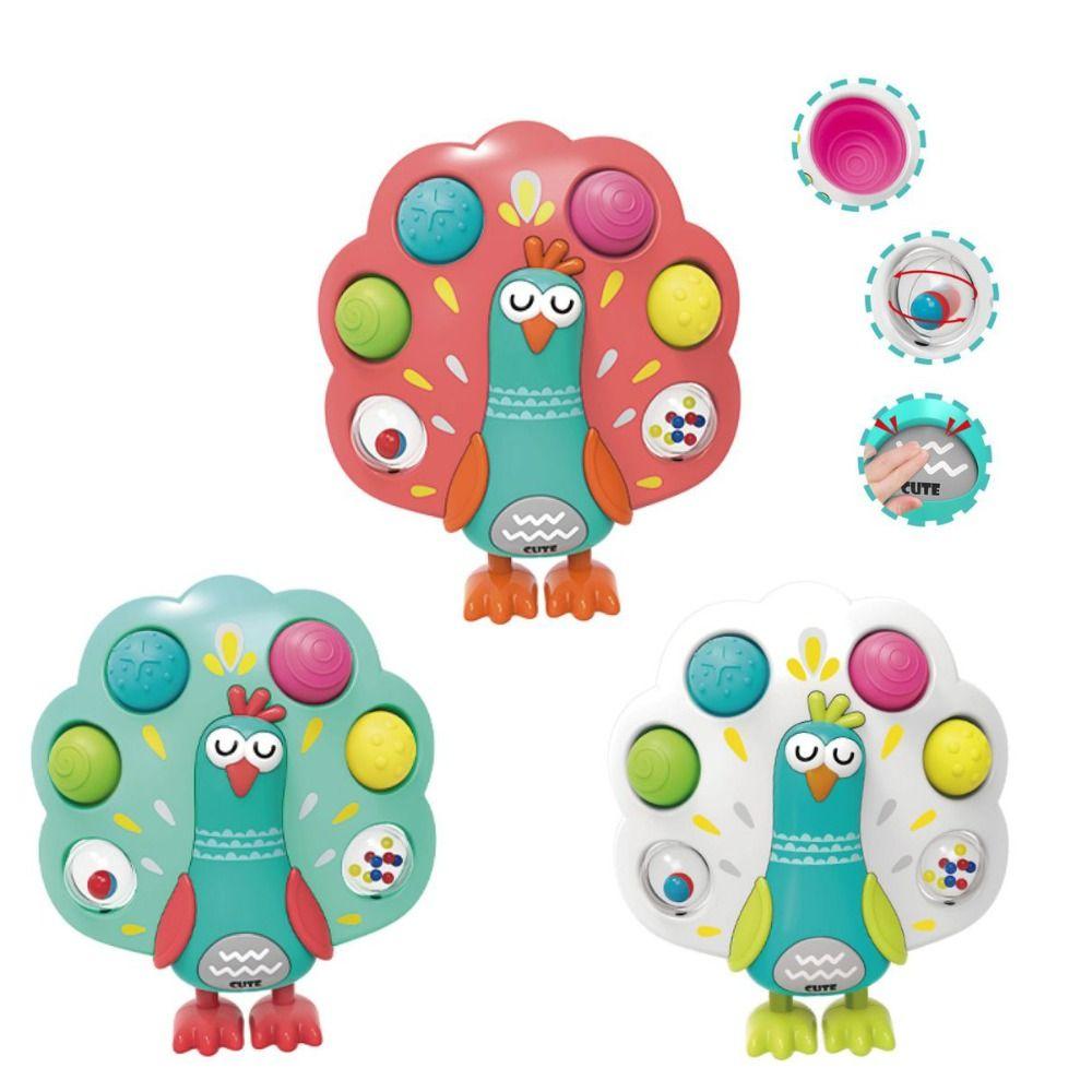 Finger Training Sensory Push Toy Button Play Toys Bird Shape Educational Toy  Babies Development