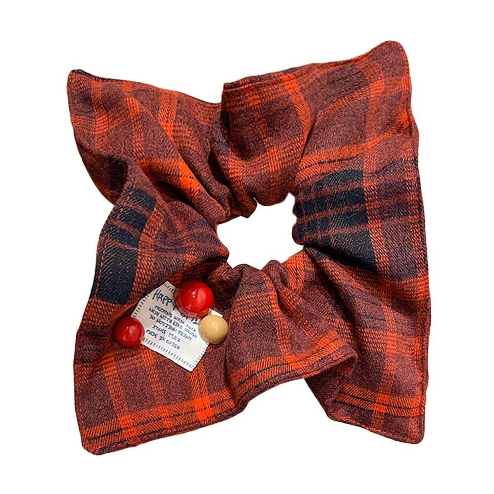 New Cloth Square Hair Ties Large Elastic Headstring Hair Rope Women Girl