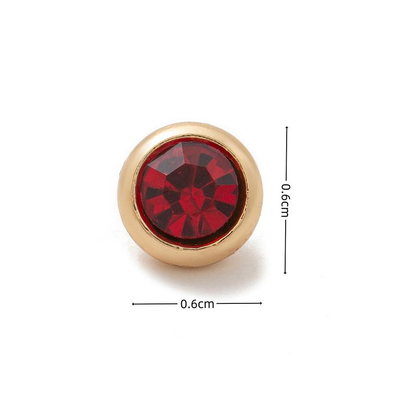 Love Glass Box Pendant Diy Necklace Birthday Month Gemstone Light Luxury Versatile  Jewelry Gift