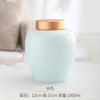 Creative Colorful Ceramic Candy Jar Portable Nuts Coffee Bean Medicinal Herb Storage Jar Household Moisture Proof Food Container