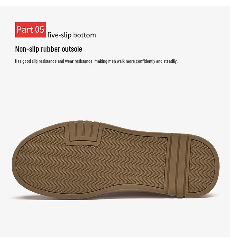 Men's Spring Low-Top Cowhide Sneakers - Fashionable, Large Size, Flat Bottom, White Sports Casual Shoes