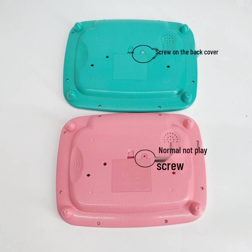 Multifunctional LED Tablet Toy for Children's English Learning and Early Education