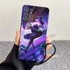 V-Valorant  Phone Case For Samsung S25,S24,S21,S22,S23,S30,Ultra,S20,Plus,Fe,Soft Silicone Black Cover