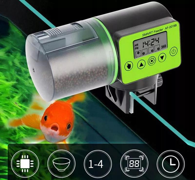 Automatic Aquarium Feeder Dispenser For Aquarium For Fish Xl 200Ml
