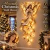 Glowing Light String Angel Wall Decor Starfall Heavenly Christmas Wall Decor  Holiday Door Decor