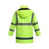 High-Visibility Reflective Work Raincoat