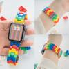 Korean Rainbow Candy Resin Band for Apple Watch Ultra 2 49mm 7 8 9 10 41 45 40mm 42 44mm Strap Women Bracelet for IWatch 6 SE 5