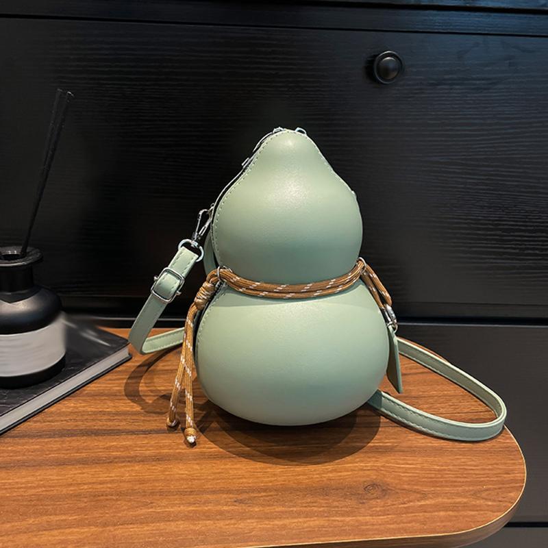 Damen Kürbisbeutel Modetrend Nischendesign Einfach Sonderform Persönlichkeit Einfache Schulter Umhängetasche