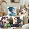 Maomao Anime The Apothecary Diaries Pillow Case Square Pillow Bedroom Sofa Leisure Comfort Cushion Car Home Decoration