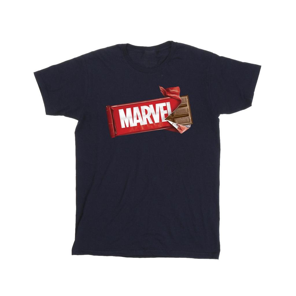 Marvel Universe Mens Marvel Chocolate T-Shirt