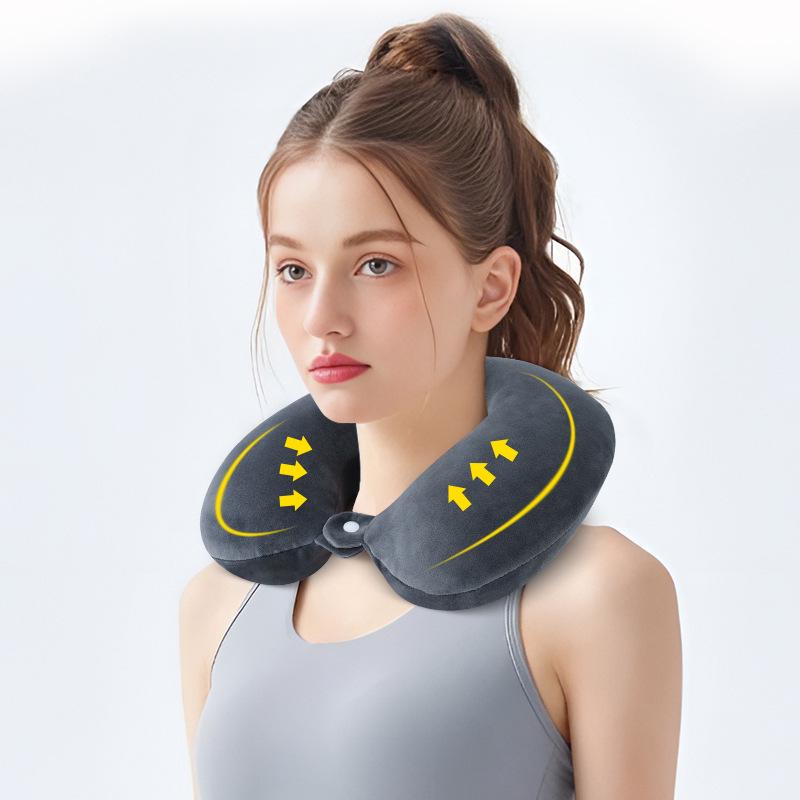 Anpassningsbar U-formad Resekudde – Eventpresent med Logotyp för Bil, Flygplan och Nackstöd