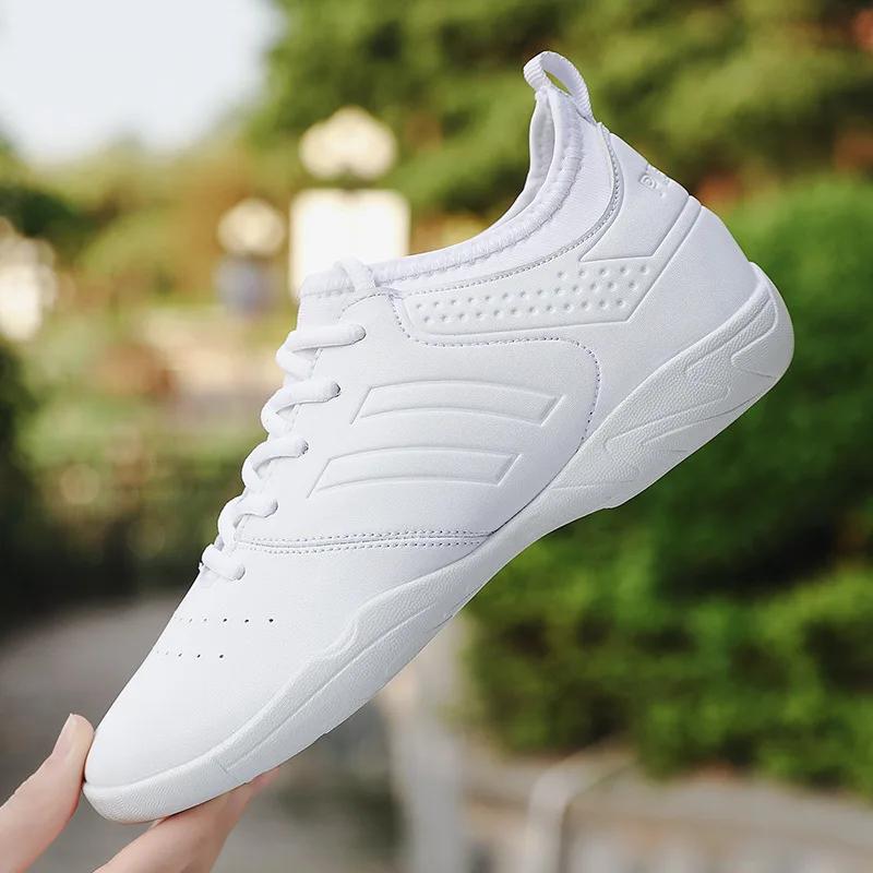 Lightweight white soft athletics Dance Shoes women Comfortable Gym Aerobics Sneakers Girls Ladies Training Cheerleading shoes