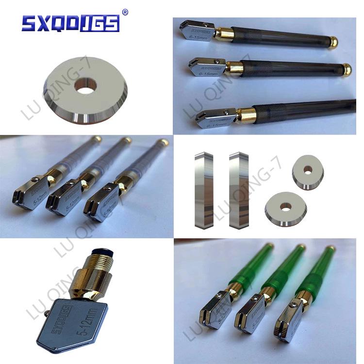 Diamond Glass & Tile Cutter with Roller Handle