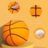 Basketball Plush, 11.8" Soft Basketball Stuffed Throw Pillows, Fluffy Cute 3D Stuffed Ball Indoor Plushies Decoration, Games Sports Toy Gift for Boys