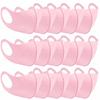 BHPLUS Limited Edition Masks, 15-Count, Stretchy, Cooling, Washable, Reusable, Breathable, Thin, Unisex, for Small Faces and Pollen (Size L, Pink)