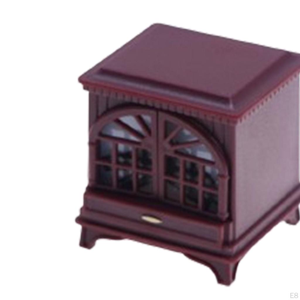 LED Fireplace for 1:12 Scale Dollhouses