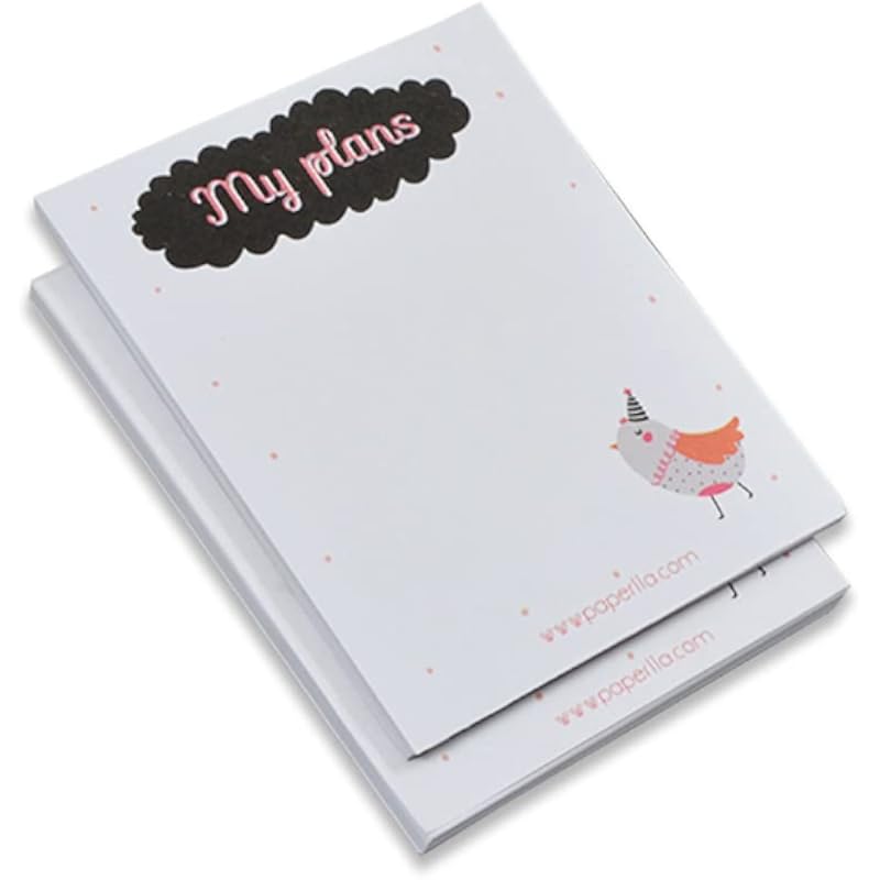 COI Collections to Do List Notepad Notes Tear-Off Pad, Memo Pad for Shopping Lists, Reminders, Appointments Set of 4 Wri