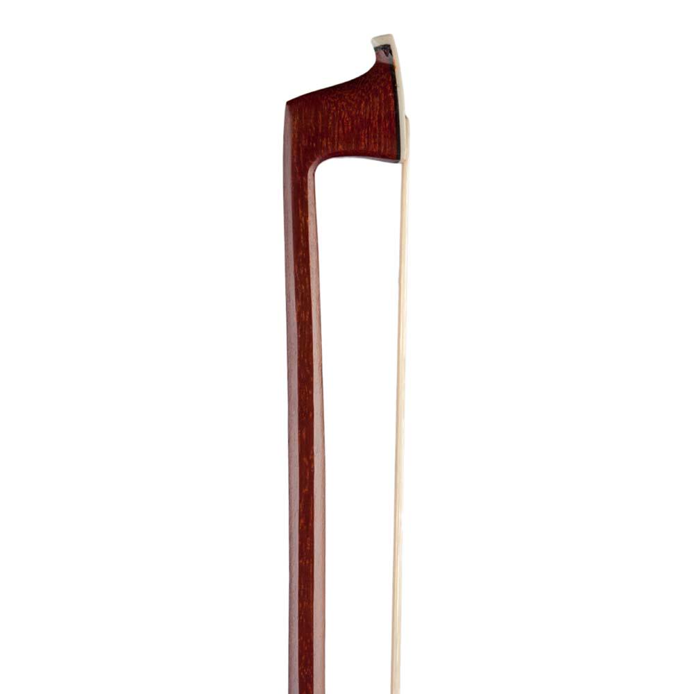 Violin Bow (Pernambuco Bow Stick Black Ebony Frog and Horsetail Bow Hair) for 4 4 Full Size Violin