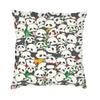 Kawaii Panda Bear Patterns Cushion Cover Sofa Home Decor Animal Cartoon Square Throw Pillow Case 45X45